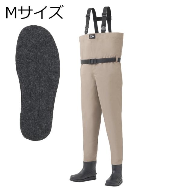 ダイワ BW-4251 ブレスウェーダー フェルトソール Mサイズ25.0〜25.5cm(グレージュ) BW-4251Mサイズ返品種別A