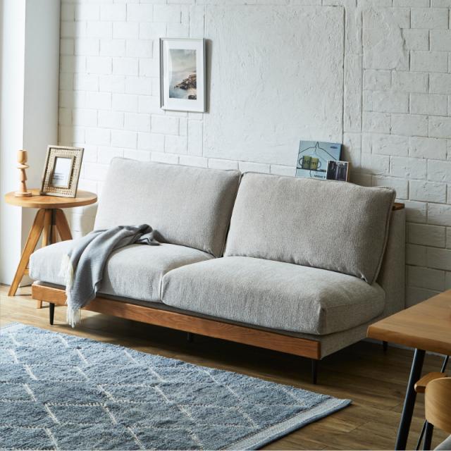関家具 358338 3人掛けソファ (アイボリー・幅180×奥行91×高さ84×座面高さ44cm)To Meet アリシア[358338] 返品種別B