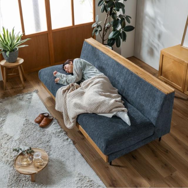 関家具 358338 3人掛けソファ (アイボリー・幅180×奥行91×高さ84