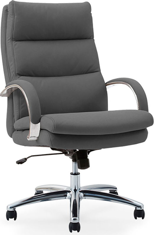 関家具 359140 デスクチェア グラント(チャコールグレー) ハイタイプ シルキーファイバー[359140] 返品種別A