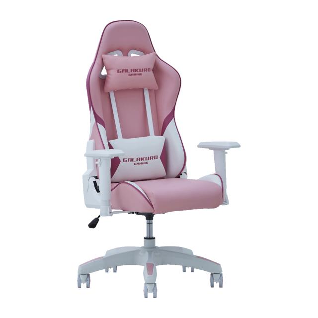 玄人志向 ゲーミングチェア （ロゼピンク） GALAKURO GAMING　PAINT(ペイント) シリーズ　小柄な体格の方向け GG-C2/PAINT-RP返品種別A_1