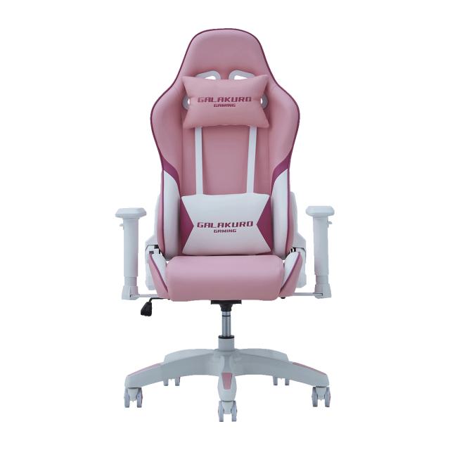 玄人志向 ゲーミングチェア （ロゼピンク） GALAKURO GAMING　PAINT(ペイント) シリーズ　小柄な体格の方向け GG-C2/PAINT-RP返品種別A_2