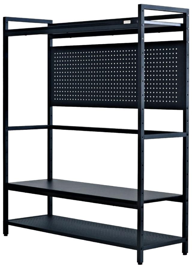 Contieaks(コンティークス) 収納ラック セクターV3（幅120cm・ブラック） 【メーカー直送品】 459733返品種別A