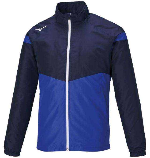 ミズノ 32ME112014M ウィンドブレーカージャケット（Dネイビー×サーフブルー・サイズ：M）mizuno ユニセックス[32ME112014M] 返品種別A