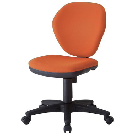 トラスコ中山 T-10-OR(トラスコ) オフィスチェア（オレンジ）[T10ORトラスコ] 返品種別A
