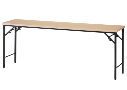 トラスコ中山 TST-0945-C 折りたたみ会議テーブル　900X450XH700　棚板なし・ナチュラル【他商品との同時購入不可】メーカー直送品(沖縄県・離島はお届け対象外となります)[TST0945C] 返品種別B 10,298円