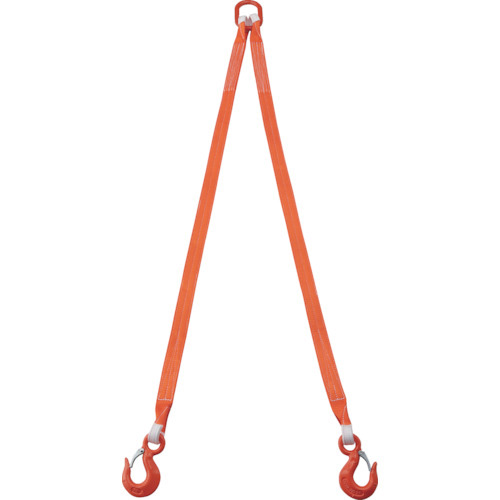 トラスコ中山 G50-2P20 2本吊ベルトスリングセット 50mm幅×2m 吊り角度60°時荷重2.58t(最大使用荷重3t)TRUSCO[G502P20] 返品種別B