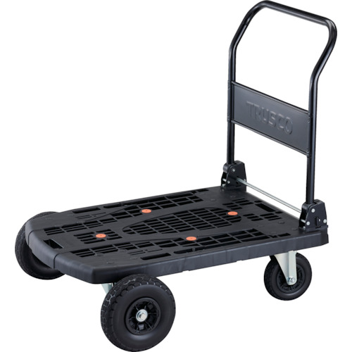 トラスコ中山 MPK-906N-OR-BK 樹脂台車 カルティオビッグオフロード 900×600 ノーパンクタイヤ ブラック【他商品との同時購入不可】メーカー直送品(沖縄県・離島はお届け対象外となります)トラスコ中山[MPK906NORBK] 返品種別B