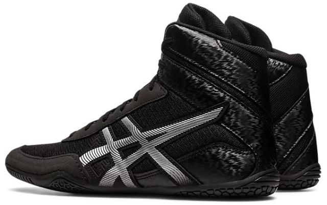 アシックス メンズ レスリングシューズ MATCONTROL 3（BLACK/PURE SILVER・サイズ：25.0cm） asics 1081A053-001-25.0返品種別A