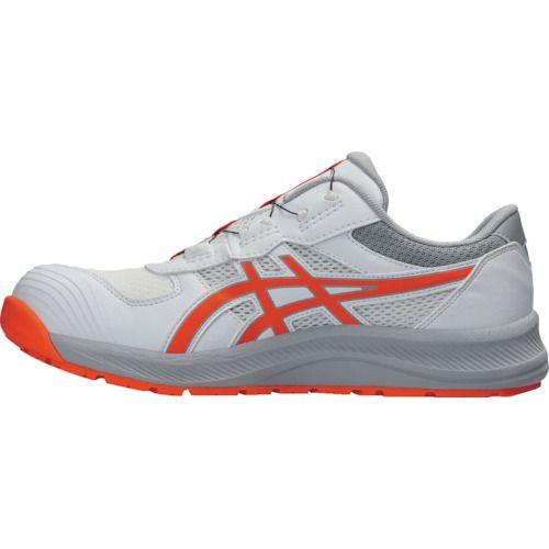 アシックス ウィンジョブ CP219 BOA ホワイト×ショッキングオレンジ 30.0cm JSAA規格 A種 ASICS WINJOB 1273A092.100-30.0返品種別B_1