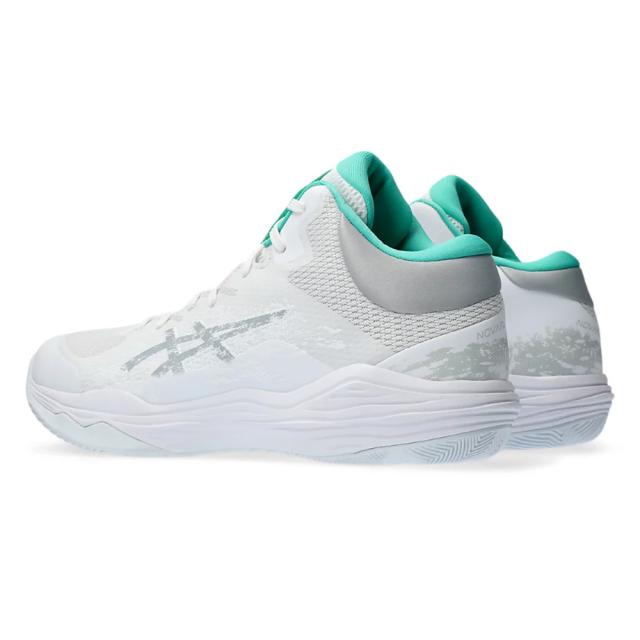 アシックス ユニセックス バスケットボールシューズ NOVA FLOW 2（White/Piedmont Grey・サイズ：26.5cm） 1063A071-101-26.5返品種別A