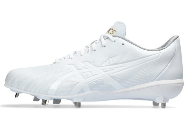 アシックス ユニセックス 野球 金属スパイク GOLDSTAGE MA 3 WIDE(White/White・サイズ：25.5cm) asics 1123A052-110-25.5返品種別A