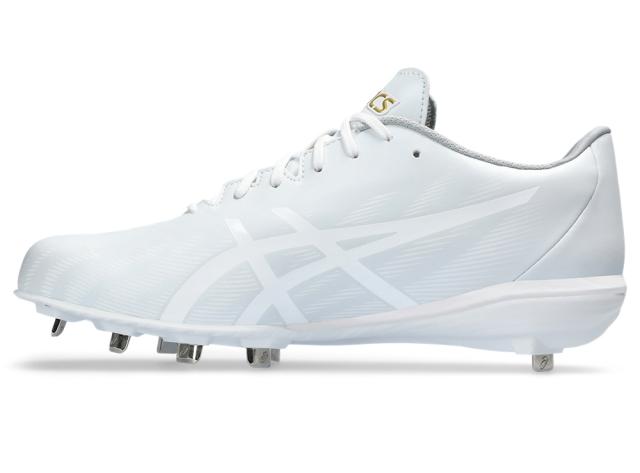 アシックス ユニセックス 野球 金属スパイク GOLDSTAGE MA 3 WIDE(White/White・サイズ：25.5cm) asics 1123A052-110-25.5返品種別A