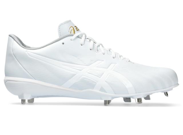 アシックス ユニセックス 野球 金属スパイク GOLDSTAGE MA 3 WIDE(White/White・サイズ：25.5cm) asics 1123A052-110-25.5返品種別A