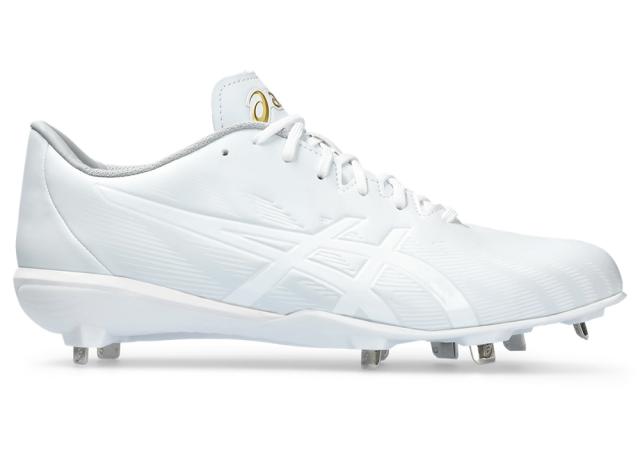 アシックス ユニセックス 野球 金属スパイク GOLDSTAGE MA 3(White/White・サイズ：25.5cm) asics 1123A049-110-25.5返品種別A