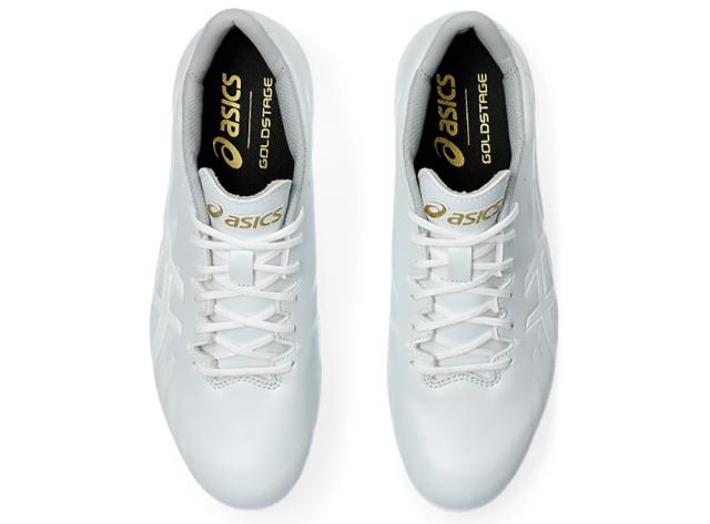 アシックス ユニセックス 野球 金属スパイク GOLDSTAGE MA 3(White/White・サイズ：25.5cm) asics 1123A049-110-25.5返品種別A