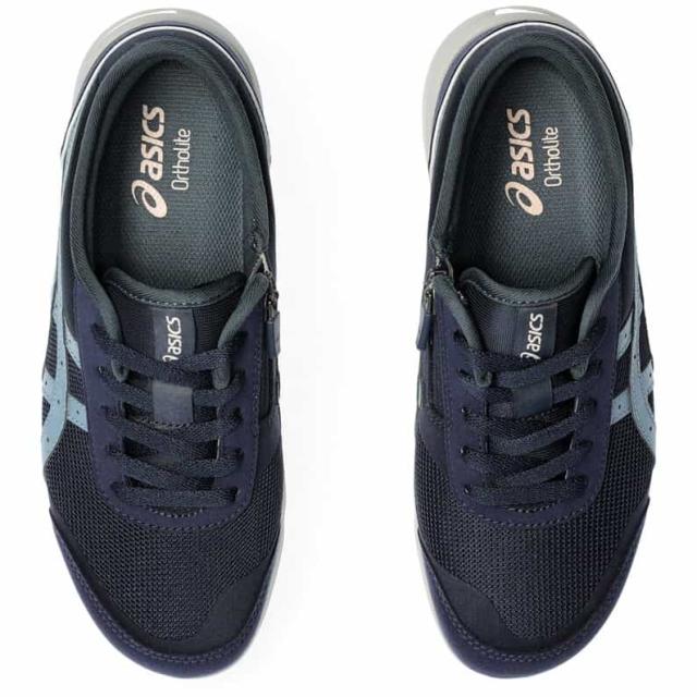 アシックス 1292A066-400-24.5 レディース ウォーキングシューズ ハダシウォーカー（ネイビーブルー×グレーブルー・サイズ：24.5cm）asics walking HADASHIWALKER W066[1292A066400245] 返品種別A