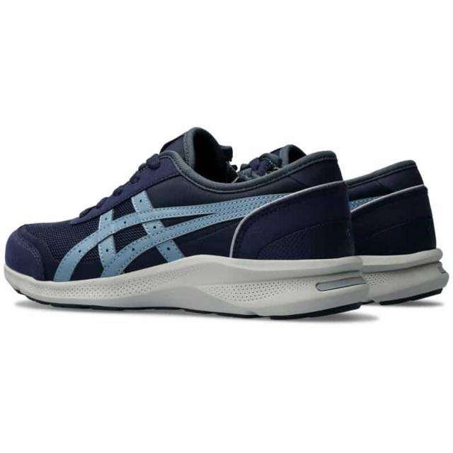 アシックス 1292A066-400-23.0 レディース ウォーキングシューズ ハダシウォーカー（ネイビーブルー×グレーブルー・サイズ：23.0cm）asics walking HADASHIWALKER W066[1292A066400230] 返品種別A