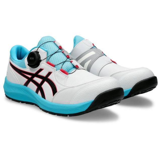 アシックス 1273A095.100-27.0 ウィンジョブ CP309 BOA ホワイト×ブラック 27.0cm JSAA規格 A種ASICS WINJOB[1273A095100270] 返品種別B