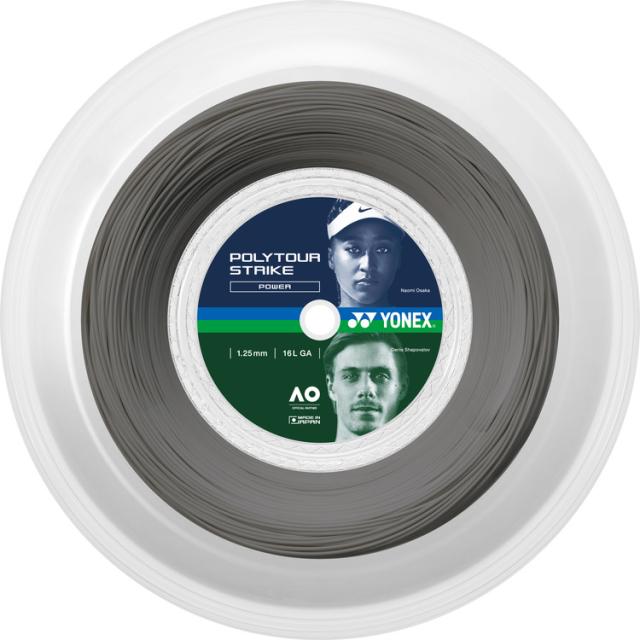 ヨネックス 硬式テニス用ストリング ポリツアー ストライク 125（アイアングレー） YONEX テニス YO-PTST125R2-405返品種別A