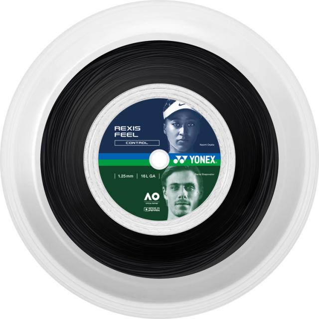 ヨネックス YO-TRFL125R2-007 硬式テニス用ストリング レクシスフィール125（ブラック）YONEX テニス[YOTRFL125R2007] 返品種別A