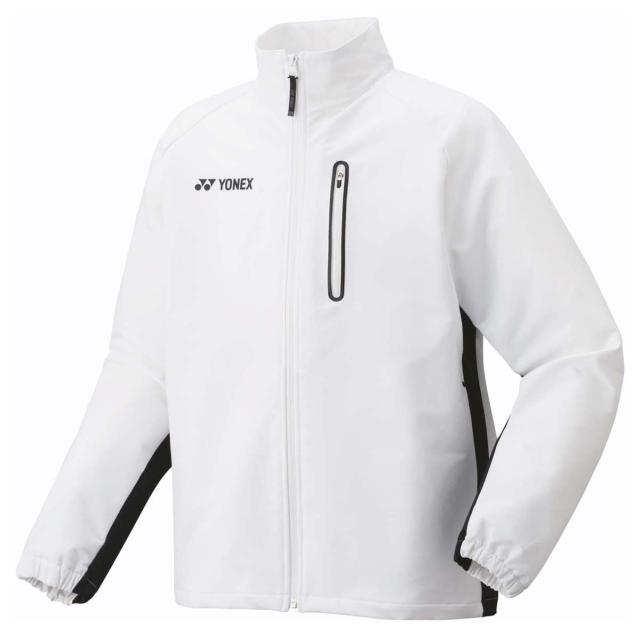 ヨネックス YO-50148-011-S メンズ ウォームアップシャツ（ホワイト・サイズ：S）YONEX[YO50148011S] 返品種別A