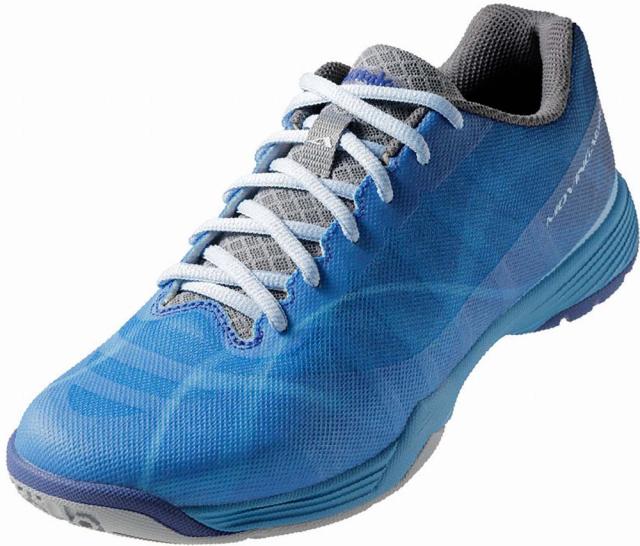 ニッタク NT-NS4442-09-21.0 卓球シューズ（ブルー・サイズ：21.0cm）Nittaku ムービングエアロ[NTNS444209210] 返品種別A