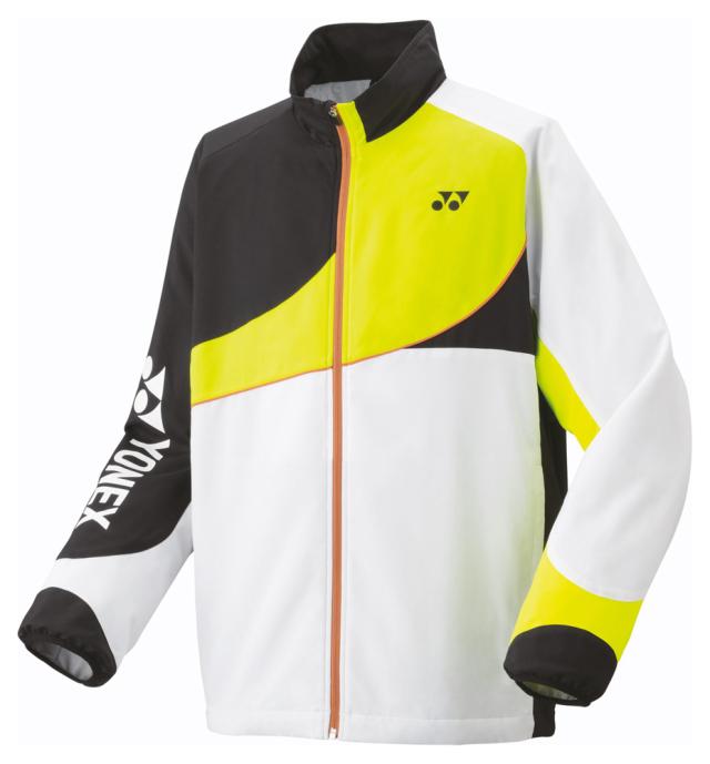 ヨネックス YO-70100-011-L ユニセックス 裏地付 ウィンドウォーマーシャツ（ホワイト・サイズ：L）YONEX[YO70100011L] 返品種別A