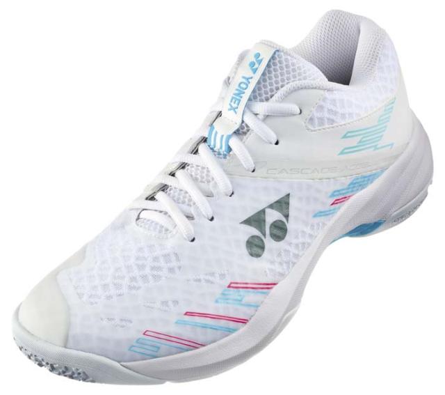 ヨネックス YO-SHBCA1MD-175-28.0 ユニセックス バドミントンシューズ パワークッションカスケードアクセルミッド（ホワイト/スカイブルー・サイズ：28.0cm）YONEX[YOSHBCA1MD175280] 返品種別A