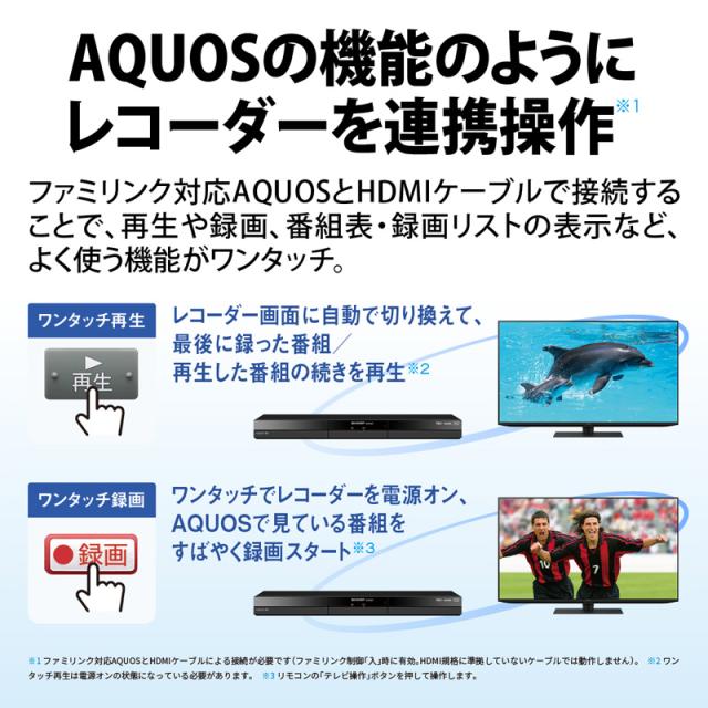 シャープ 2B-C20GT1 ブルーレイレコーダー［2TB HDD /3番組同時録画］SHARP　AQUOS（アクオス）ブルーレイ[2BC20GT1] 返品種別A