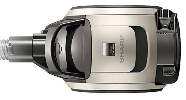 シャープ サイクロン式クリーナー コード式 自走式パワーブラシ ゴールド系 SHARP 遠心分離サイクロン掃除機 EC-U100-N返品種別A_4