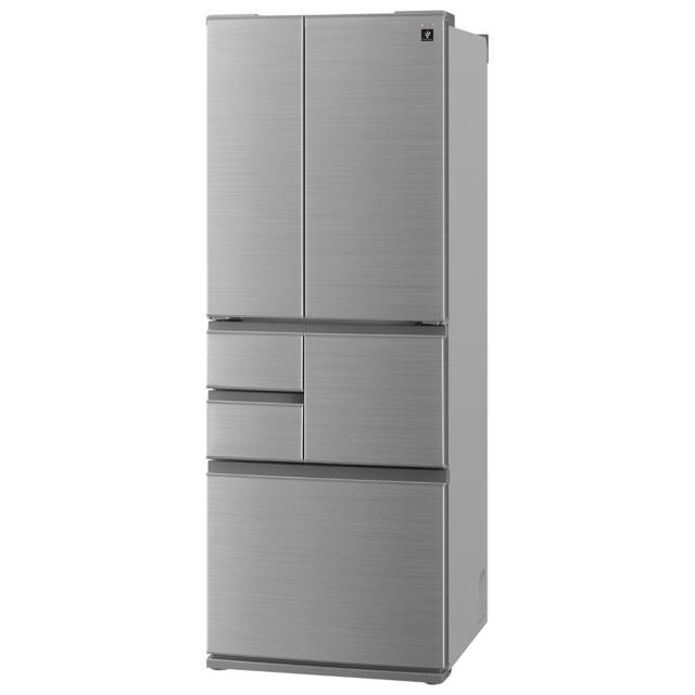 シャープ SJ-X502P-S 502L 6ドア冷蔵庫 （アッシュシルバー）SHARP