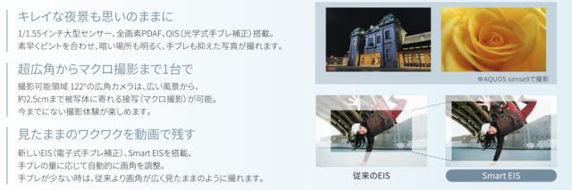 SHARP（シャープ） SH-M29B-B AQUOS sense9（8GB/256GB）　ブラック（SIMフリー版）[SHM29BB] 返品種別B_6