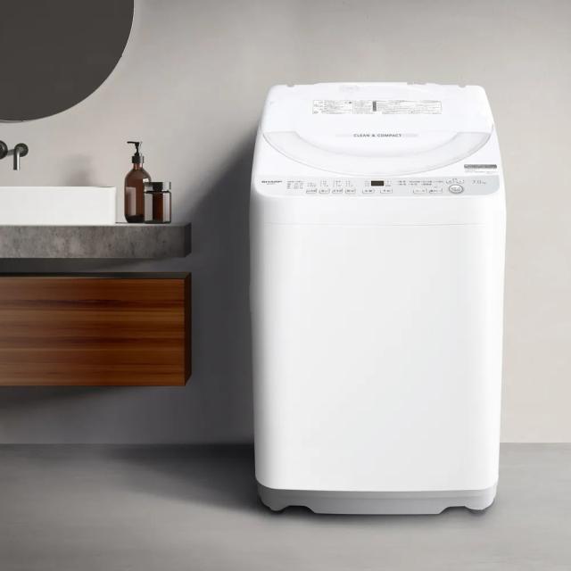 シャープ ES-GE7J-S 7.0kg 全自動洗濯機　シルバー系SHARP[ESGE7JS] 返品種別A