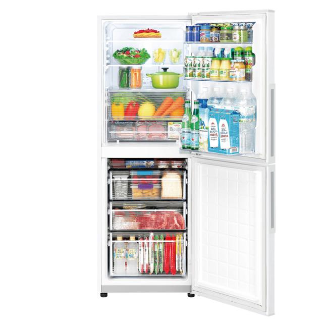 シャープ SJ-PD28P-W 280L 2ドア冷蔵庫（アコールホワイト）【右開き