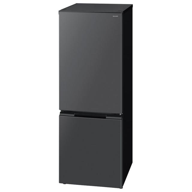 シャープ 179L 2ドア冷蔵庫（マットグレー） SHARP つけかえ