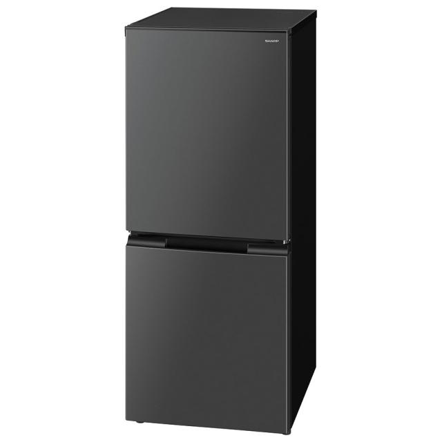 シャープ 152L 2ドア冷蔵庫（マットグレー） SHARP つけかえどっちも