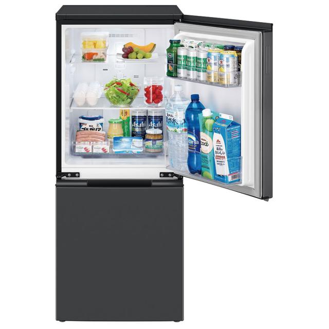 シャープ 152L 2ドア冷蔵庫（マットグレー） SHARP つけかえどっちも