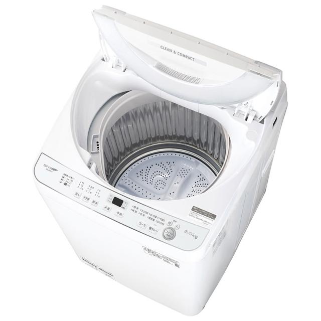 シャープ ES-GE6JJ-W 6.0kg 全自動洗濯機 (ホワイト系)SHARP[ESGE6JJW