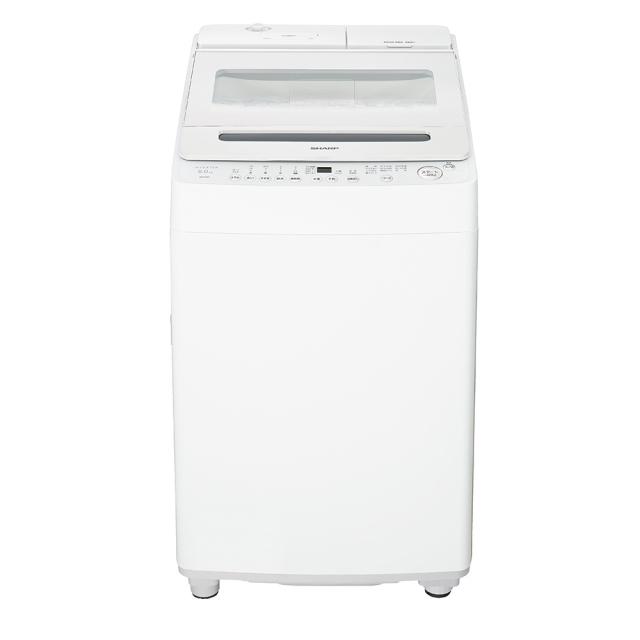 シャープ ES-SV8K-W 8.0kg 全自動洗濯機　ホワイト系SHARP[ESSV8KW] 返品種別A