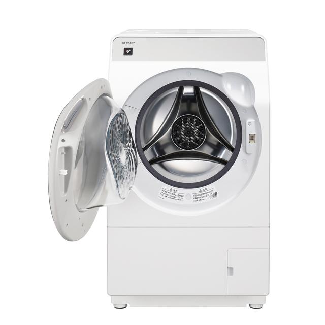 シャープ ES-11K1-WL 11.0kg ドラム式洗濯乾燥機【左開き】クリスタルホワイトSHARP[ES11K1WL] 返品種別A