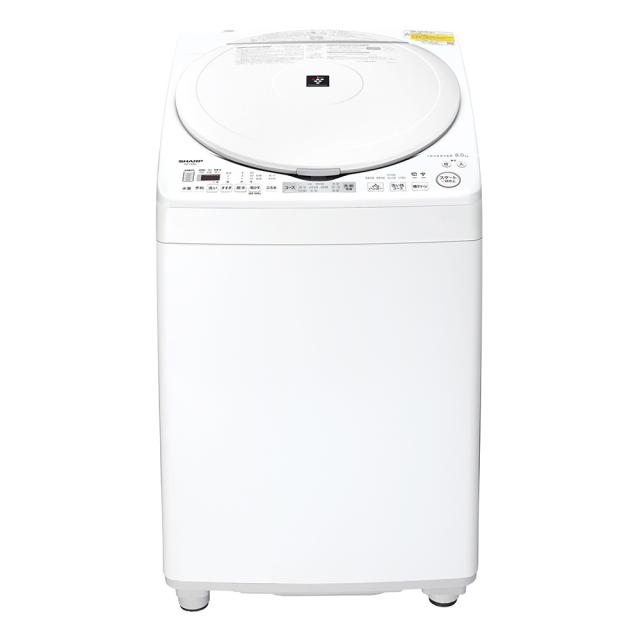 シャープ ES-TX8K-W 8.0kg 洗濯乾燥機　ホワイト系SHARP[ESTX8KW] 返品種別A