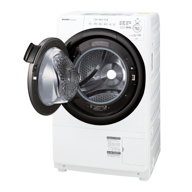 シャープ ES-7S1-WL 7.0kg ドラム式洗濯乾燥機【左開き】ホワイト系SHARP[ES7S1WL] 返品種別A