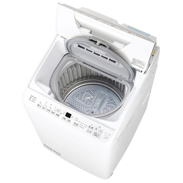 シャープ ES-TX6K-W 6.0kg 洗濯乾燥機　ホワイト系SHARP[ESTX6KW] 返品種別A