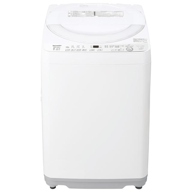 シャープ ES-GE7K-W 7.0kg 全自動洗濯機　ホワイト系SHARP[ESGE7KW] 返品種別A
