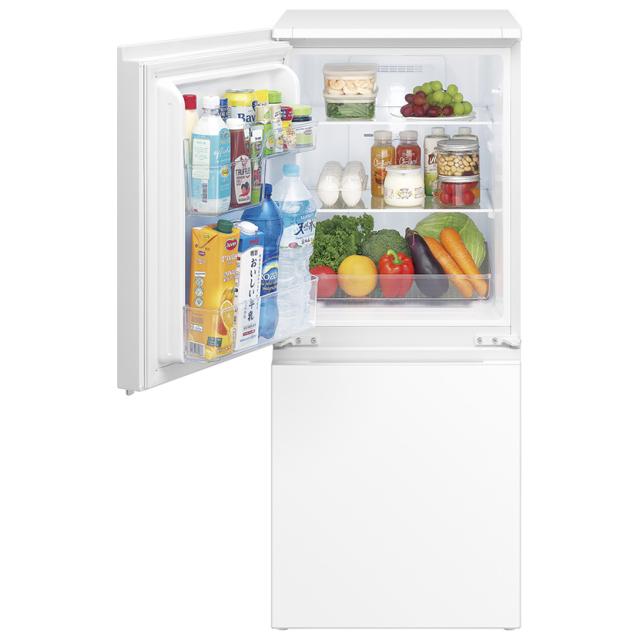 シャープ SJ-D15RJ-W 152L 2ドア冷蔵庫（マットホワイト）【右開き