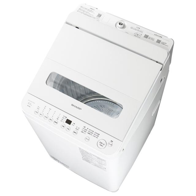 シャープ ES-SV8L-W 8.0kg 全自動洗濯機　ホワイト系SHARP[ESSV8LW] 返品種別A