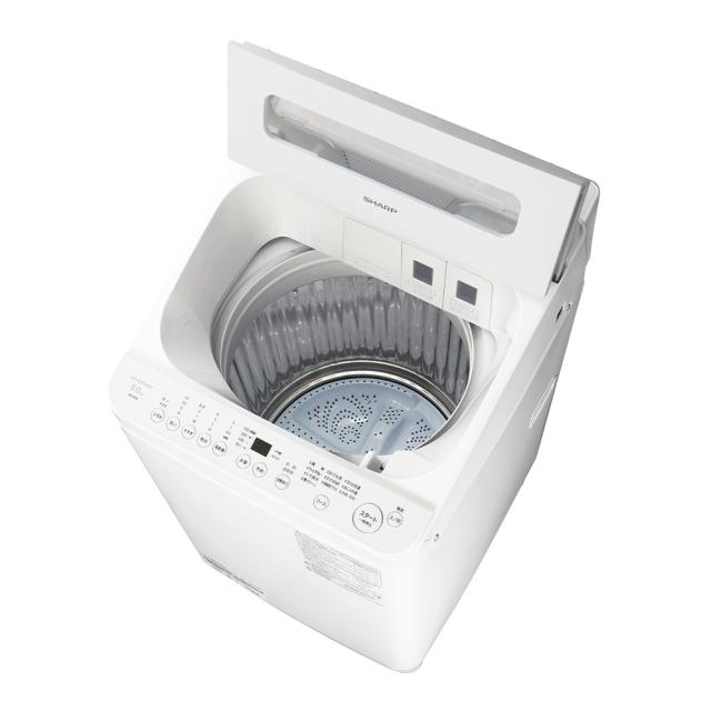 シャープ ES-SV8L-W 8.0kg 全自動洗濯機　ホワイト系SHARP[ESSV8LW] 返品種別A_1