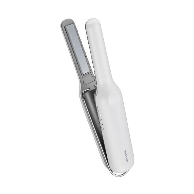 シャープ IB-S510B-W ストレートヘアアイロン(ルミナスホワイト)SHARP パワーモバイルコードレスアイロン[IBS510BW] 返品種別A