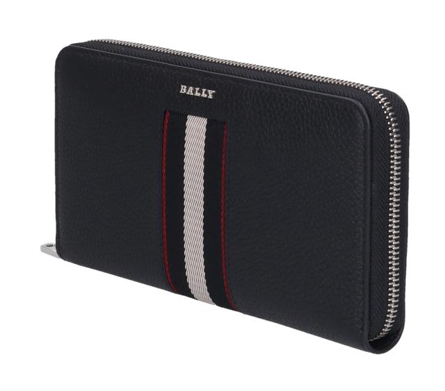 バリー 6306285 ラウンドファスナー長財布（ブラック）BALLY[6306285DSH] 返品種別Bの通販は